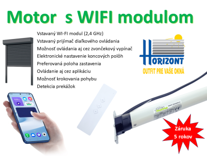 Motor s WIFI modulom